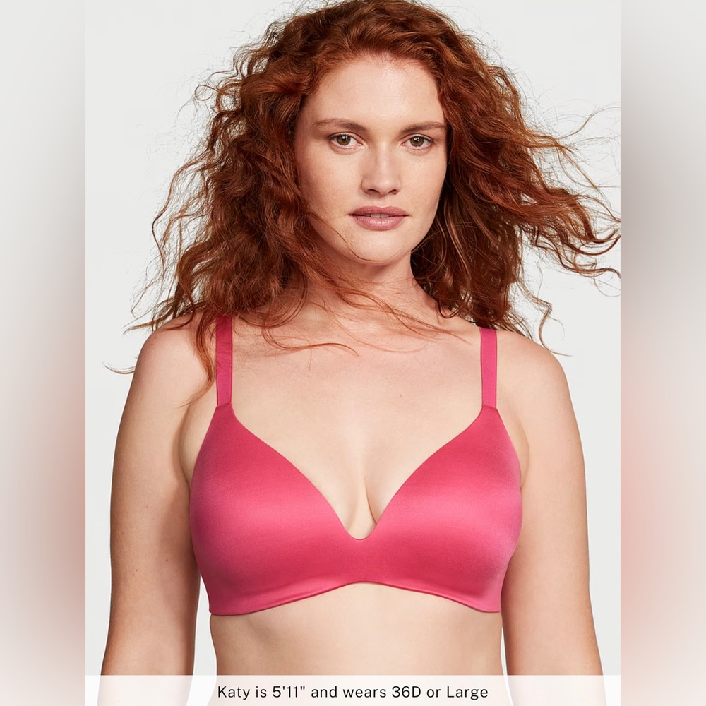 🆕 VICTORIA'S SECRET VS BARE INFINITY FLEX LIGHTLY LINED WIRELESS PLUNGE BRA 38D